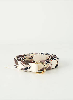 Ceinture coutures renforcées beige LIU JO femme