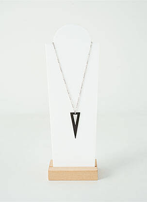 Collier matériaux métal argent NOUVEAU CHIC femme