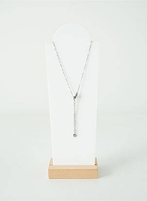 Collier matériaux métal argent NOUVEAU CHIC femme