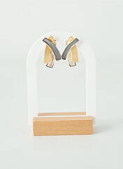 Boucles d’oreilles beige NOUVEAU CHIC pour femme seconde vue