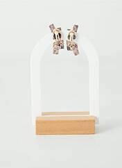 Boucles d’oreilles violet NOUVEAU CHIC pour femme seconde vue