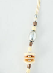 Sautoir beige LAURA pour femme seconde vue