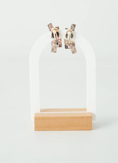 Boucles d’oreilles violet NOUVEAU CHIC pour femme