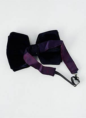Noeud papillon tissage velours bleu ELIOS homme