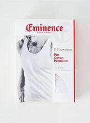 Débardeur blanc EMINENCE pour homme seconde vue