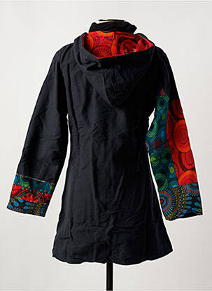 Veste casual coupe cintrée noir COTON DU MONDE femme
