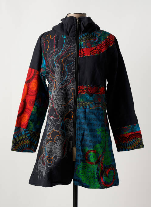 Veste casual noir COTON DU MONDE pour femme