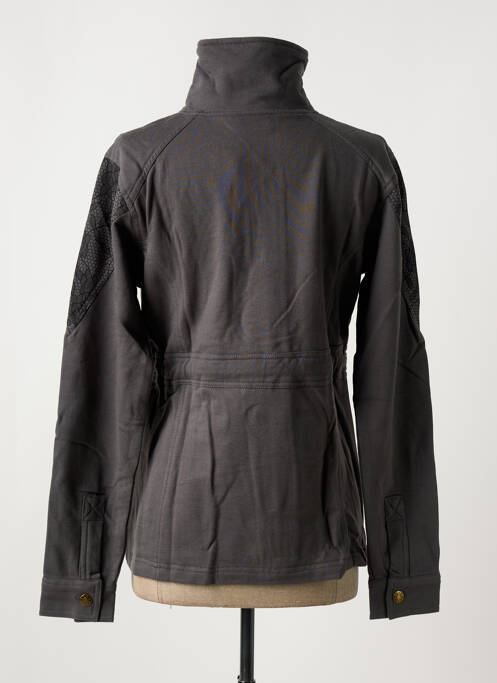 Veste casual gris COTON DU MONDE pour femme