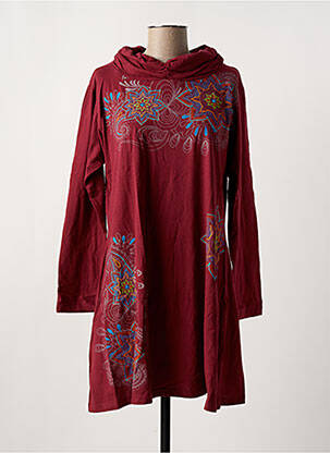 Tunique manches longues manches longues violet COTON DU MONDE femme