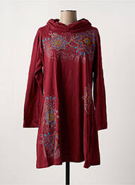 Tunique manches longues manches longues violet COTON DU MONDE femme