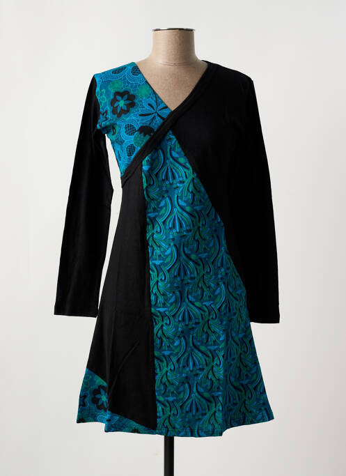 Tunique manches longues bleu COTON DU MONDE pour femme