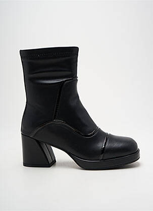 Bottines/boots matière lisse talon de 4 à 6cm noir NOA HARMON femme