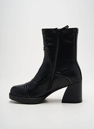 Bottines/boots matière lisse talon de 4 à 6cm noir NOA HARMON femme