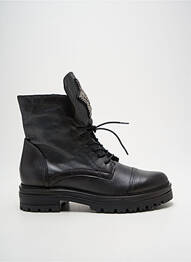Bottines/boots matière lisse talon de 4 à 6cm noir MJUS femme