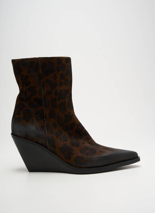 Bottines/Boots marron ELENA IACHI pour femme