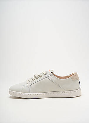 Baskets matière lisse bout rond gris PIKOLINOS homme