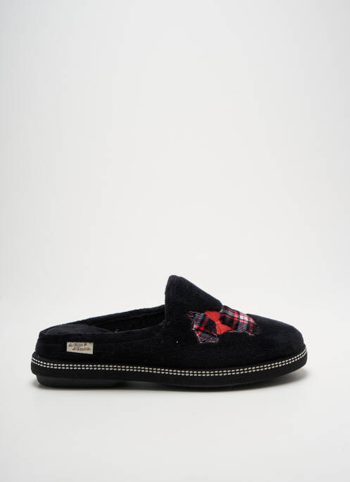 Chaussons/Pantoufles noir LA MAISON DE L'ESPADRILLE pour femme