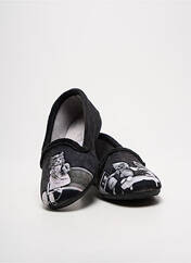 Chaussons/Pantoufles noir LA MAISON DE L'ESPADRILLE pour femme seconde vue