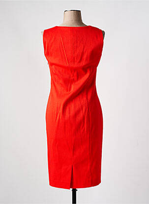 Robe mi-longue sans manche sans manche rouge GREGORY PAT femme