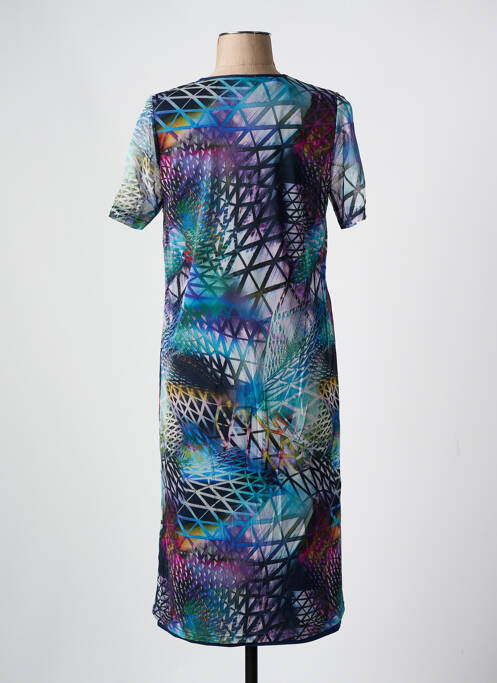 Robe mi-longue bleu GUY DUBOUIS pour femme