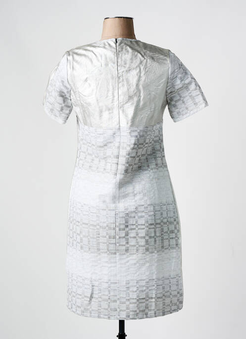 Robe mi-longue argent MERI & ESCA pour femme