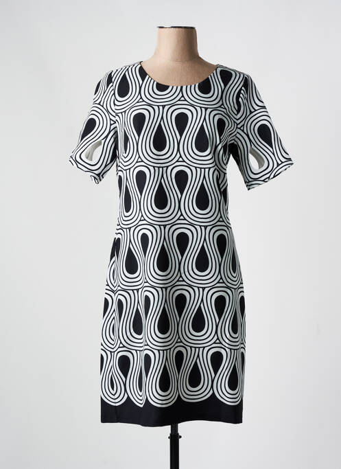 Robe mi-longue noir GUY DUBOUIS pour femme