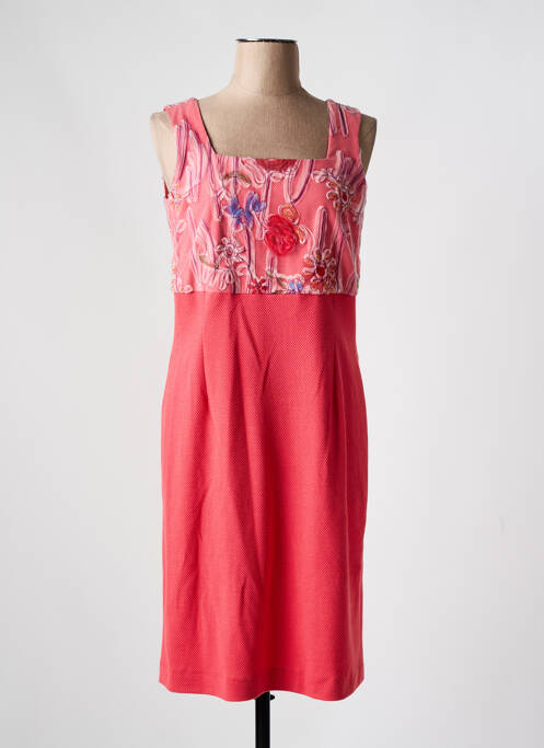 Robe mi-longue rose GREGORY PAT pour femme