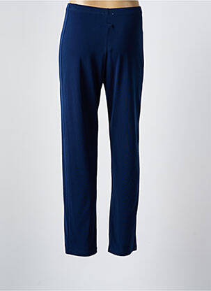 Pantalon slim taille élastique taille normale bleu GUY DUBOUIS femme