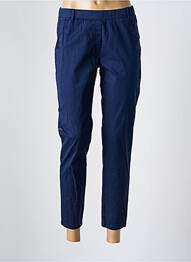Pantalon 7/8 stretch taille normale bleu GUY DUBOUIS femme