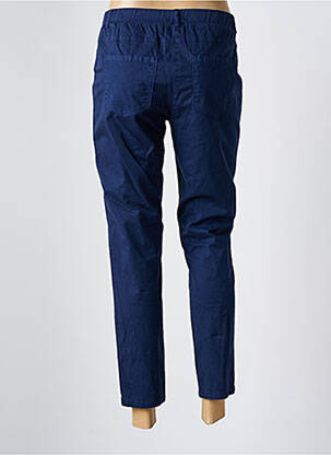 Pantalon 7/8 stretch taille normale bleu GUY DUBOUIS femme