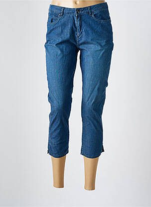 Pantacourt stretch taille normale bleu MERI & ESCA femme