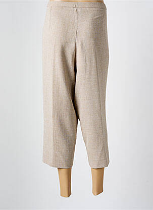 Pantacourt stretch taille normale beige FRANCE RIVOIRE femme