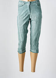 Pantacourt taille élastique taille normale vert MERI & ESCA femme