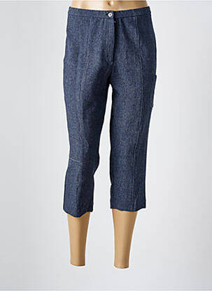 Pantacourt bleu FRANCE RIVOIRE pour femme