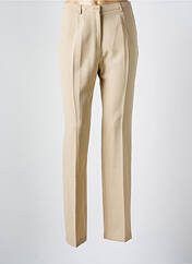 Pantalon droit beige GUY DUBOUIS pour femme seconde vue
