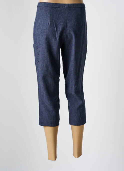 Pantacourt bleu FRANCE RIVOIRE pour femme