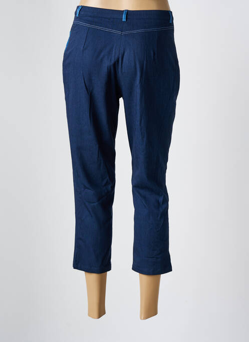 Pantacourt bleu GUY DUBOUIS pour femme