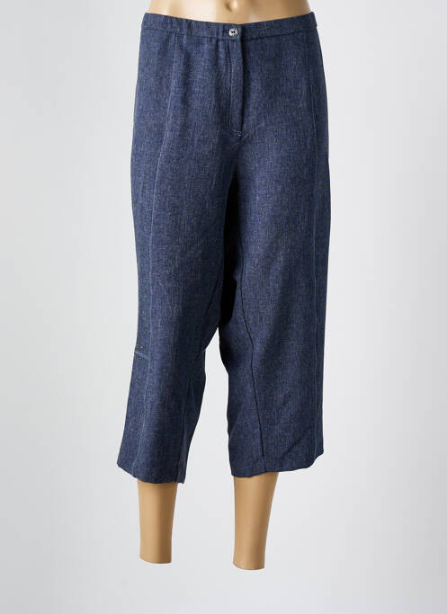 Pantacourt bleu GUY DUBOUIS pour femme