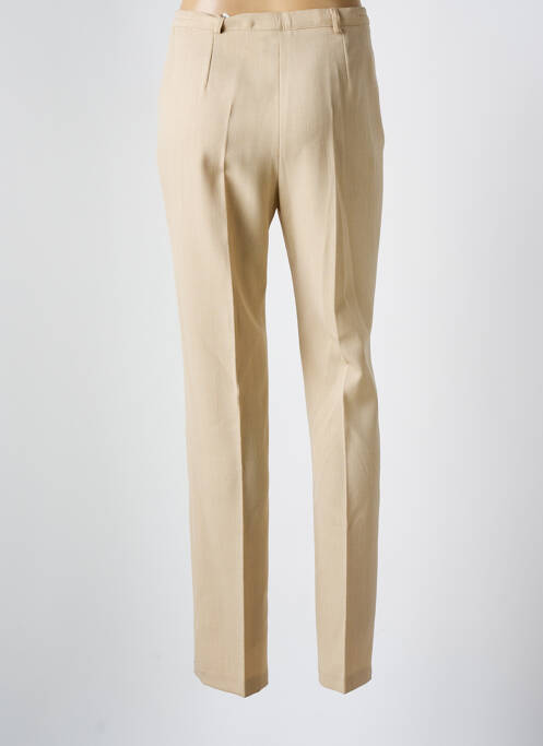 Pantalon droit beige GUY DUBOUIS pour femme