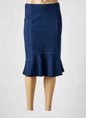 Jupe mi-longue bleu FRANCE RIVOIRE pour femme seconde vue