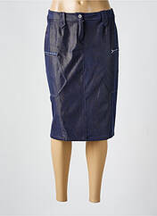Jupe mi-longue bleu FRANCE RIVOIRE pour femme seconde vue