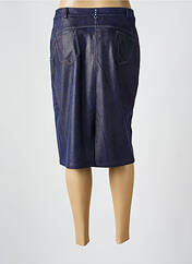 Jupe mi-longue bleu FRANCE RIVOIRE pour femme seconde vue