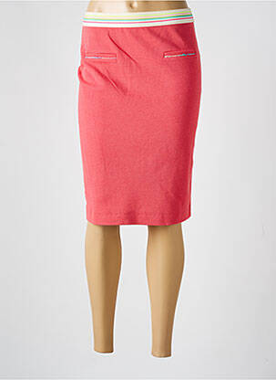 Jupe mi-longue coupe évasée rose GREGORY PAT femme