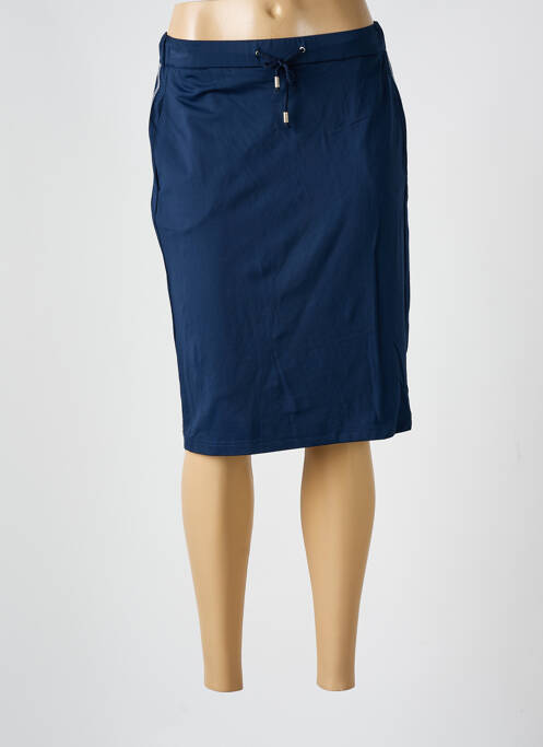 Jupe mi-longue bleu MERI & ESCA pour femme