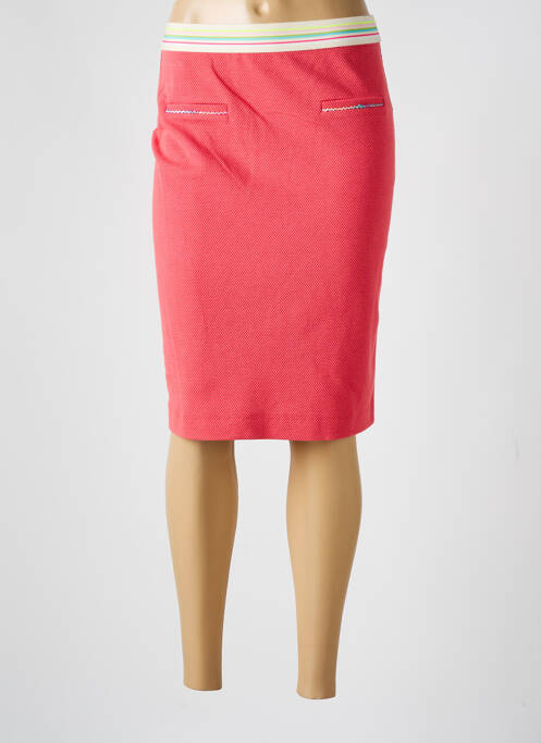 Jupe mi-longue rose GREGORY PAT pour femme