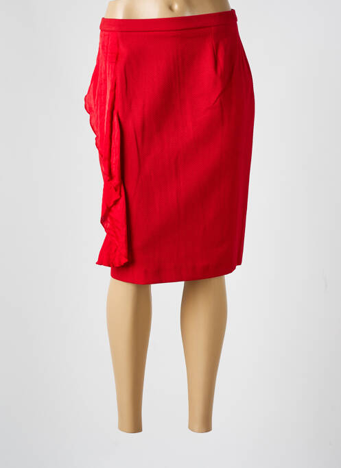 Jupe mi-longue rouge MERI & ESCA pour femme