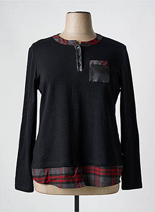 T-shirt manches longues manches longues noir S.QUISE femme