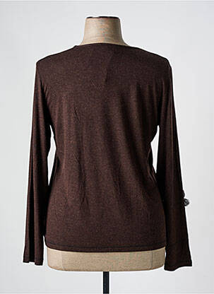 T-shirt manches longues manches longues marron QUATTRO femme