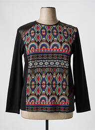 T-shirt manches longues manches longues noir GEVANA femme