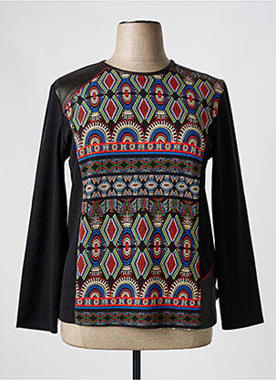 T-shirt manches longues manches longues noir GEVANA femme